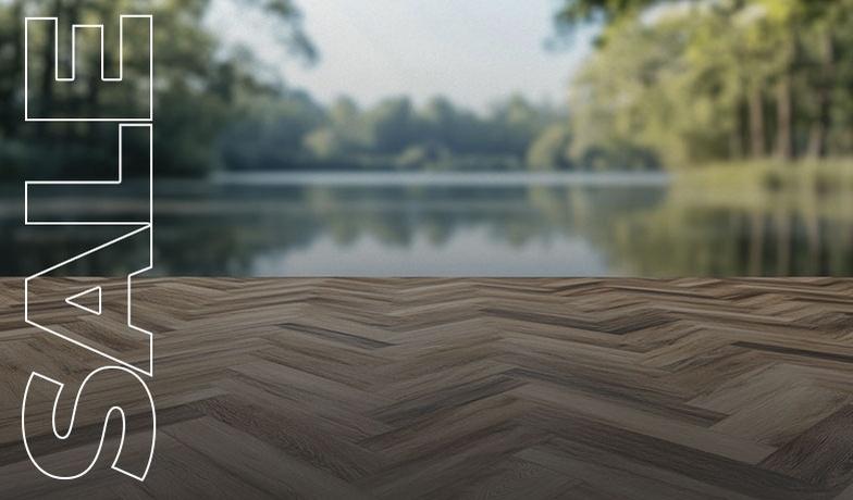 Акция на LVT My Step Aqua Herringbone Chevron в мае!